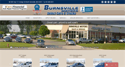 Desktop Screenshot of burnsvillemotors.com